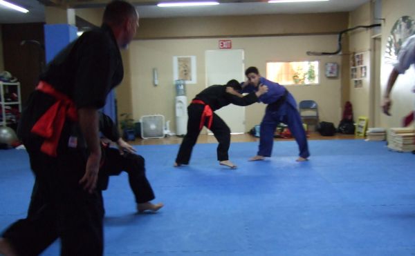 Demonstrating Grappling Techniques